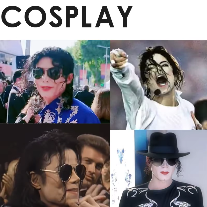 MJ Michael Cosplay perruque noire Jackson