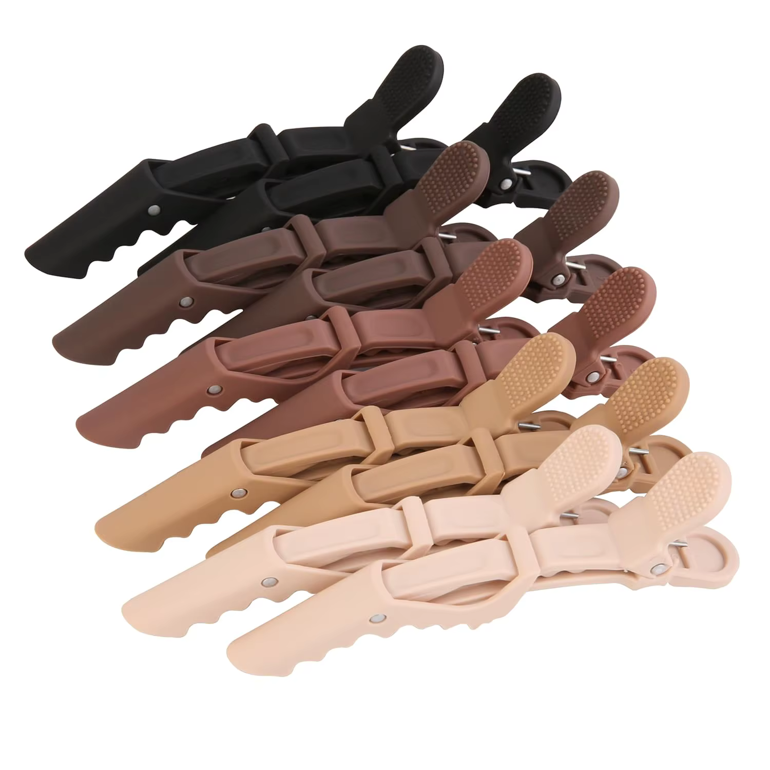 ARLANY Allogator pinces à cheveux couleurs mates 6 pièces