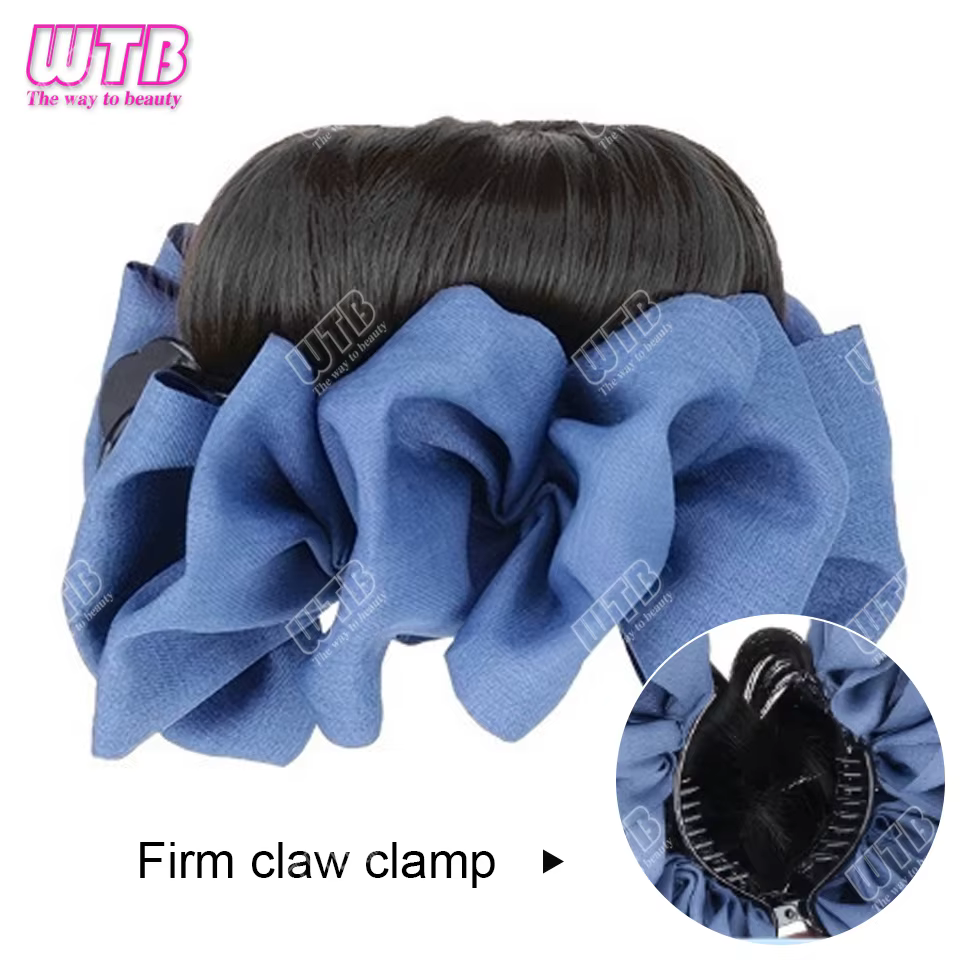 Nouvelle mode femmes chignon synthétique avec accessoires de cheveux pince à saisir Maruko tête perruque