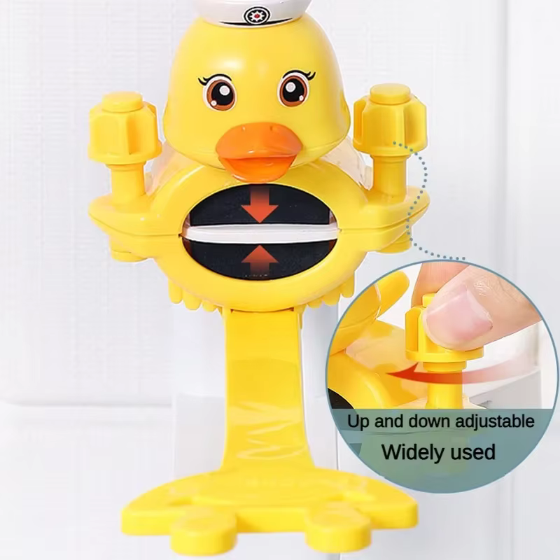 Dispositif pratique de cuisine en forme de canard de dessin animé, pour bébé, extension de robinet pour enfants, lavage des mains dans l'évier de la salle de bain
