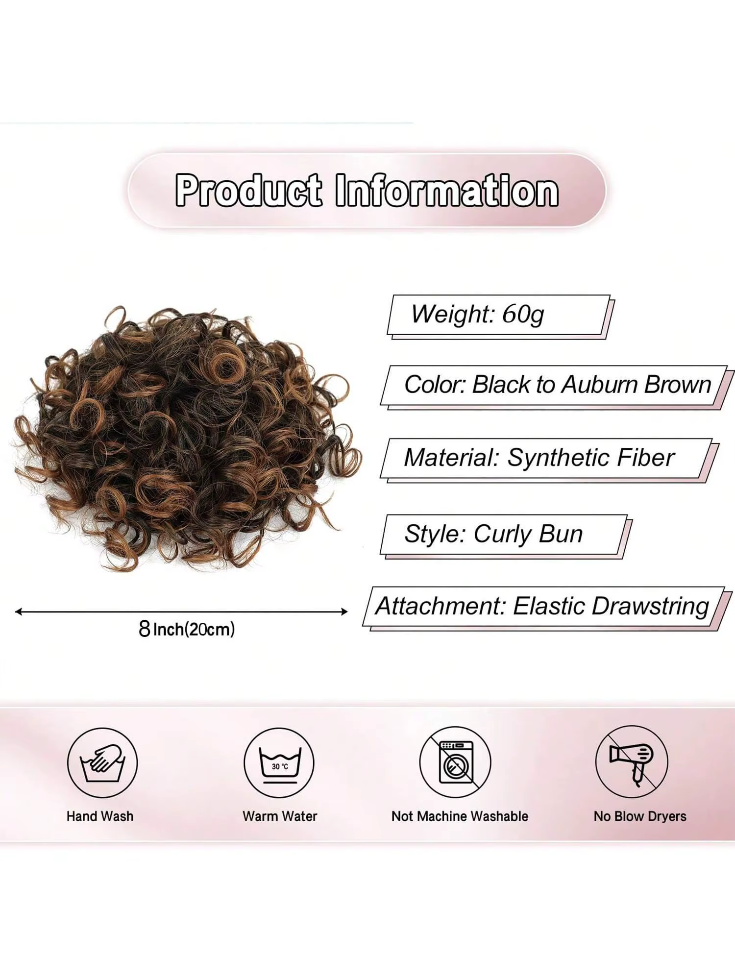 Afro bouffée cordon queue de cheval crépus bouclés cheveux synthétiques chignon Extensions à clipser postiches pour les femmes usage quotidien de fête