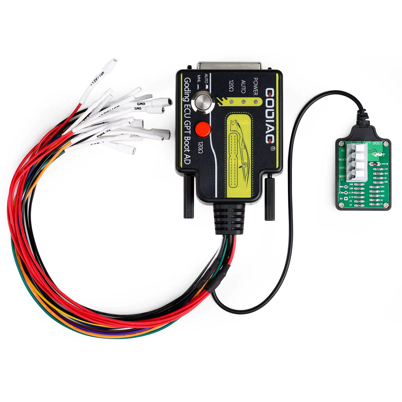 GODIAG ECU GPT Boot OBD2 ECU diagnostic lecture et écriture adaptateur fonctionne avec Openport GT100 J2534 protocole OBD2 Standard