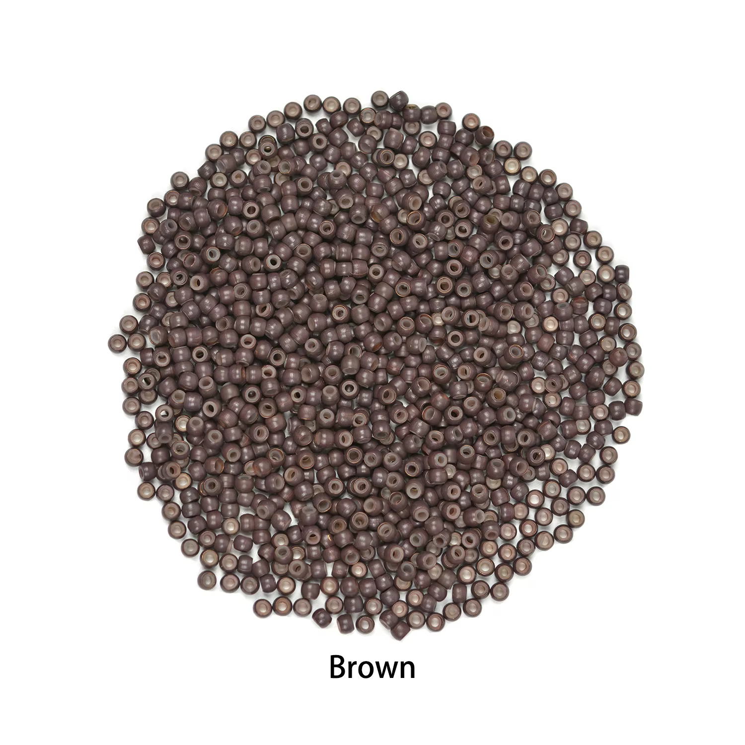 500 pièces Microring Extensions de cheveux 3.0X1.5X1.5mm perles