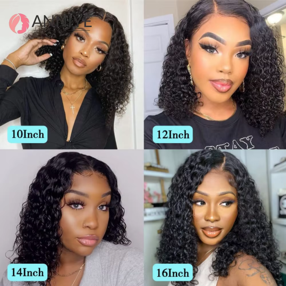 Perruque Lace Closure Wig brésilienne bouclée 5x5