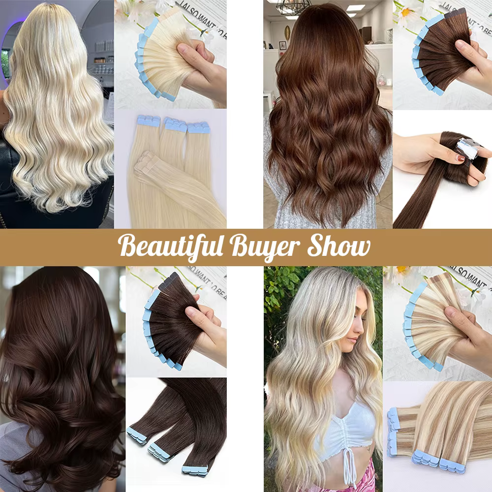Extensions de Cheveux Naturels Lisses