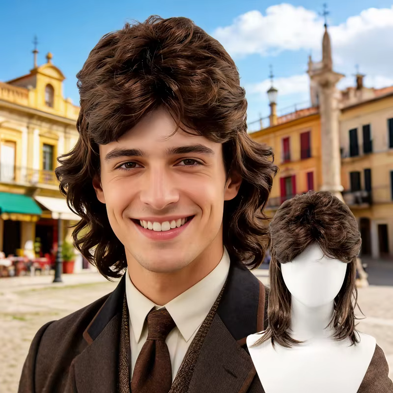 Perruque Mullet pour homme