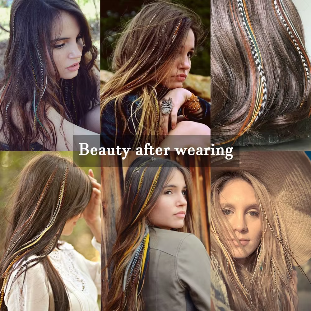 Extension de cheveux synthétiques 18 "longue ligne droite femmes haute température pince dans l'extension