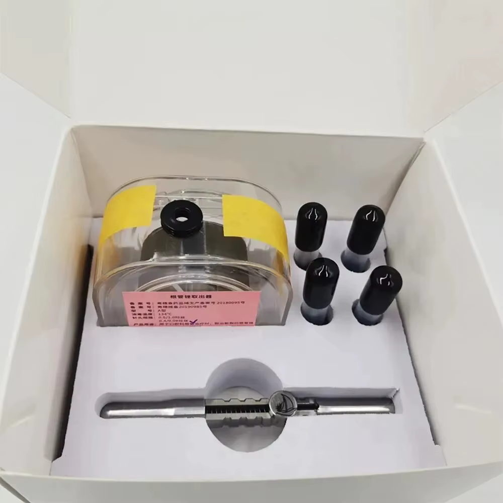 Kit d'extraction de fiches endodontiques cassées pour canaux radiculaires – Outil de restauration et support pour aiguilles dentaires