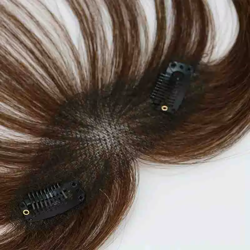 100% vrais cheveux humains Topper pour les femmes
