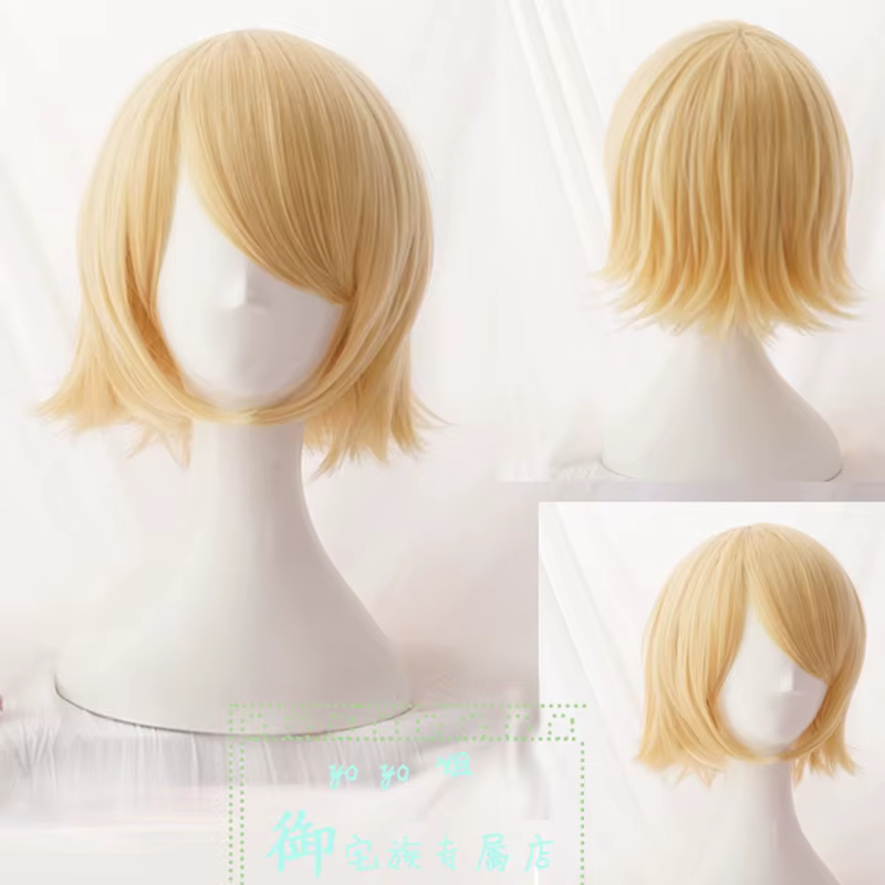 Perruque de Cosplay Rin Len de haute qualité