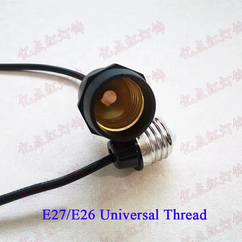 Adaptateur de douille de lumière à vis, rallonge, support de lampe, abat-jour, fil de confrontation, Abrters de connexion, Grotte E26 douille e27 socle lumineux led douille ampoule e27 douilles e27 la