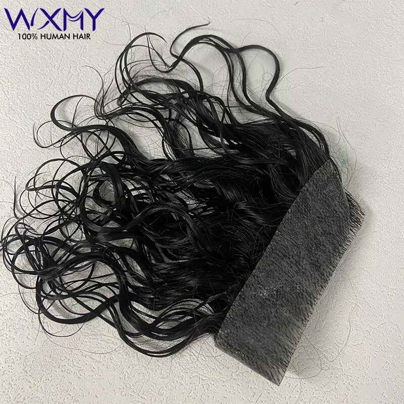 Perruques de cheveux humains bouclés à l'eau