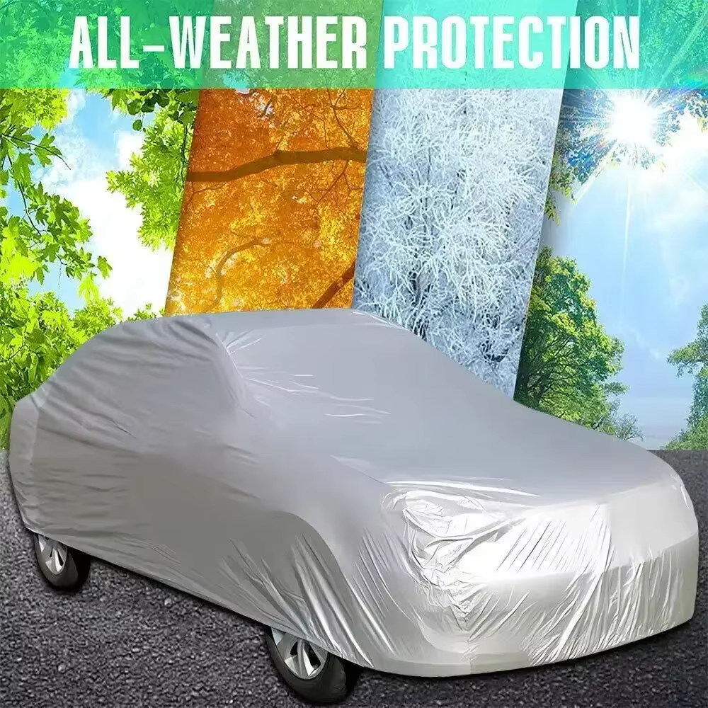 Bâches de voiture complètes pour l'extérieur, soleil, pluie, glace, neige, imperméable, anti-poussière, résistant aux UV, Protection Automobile