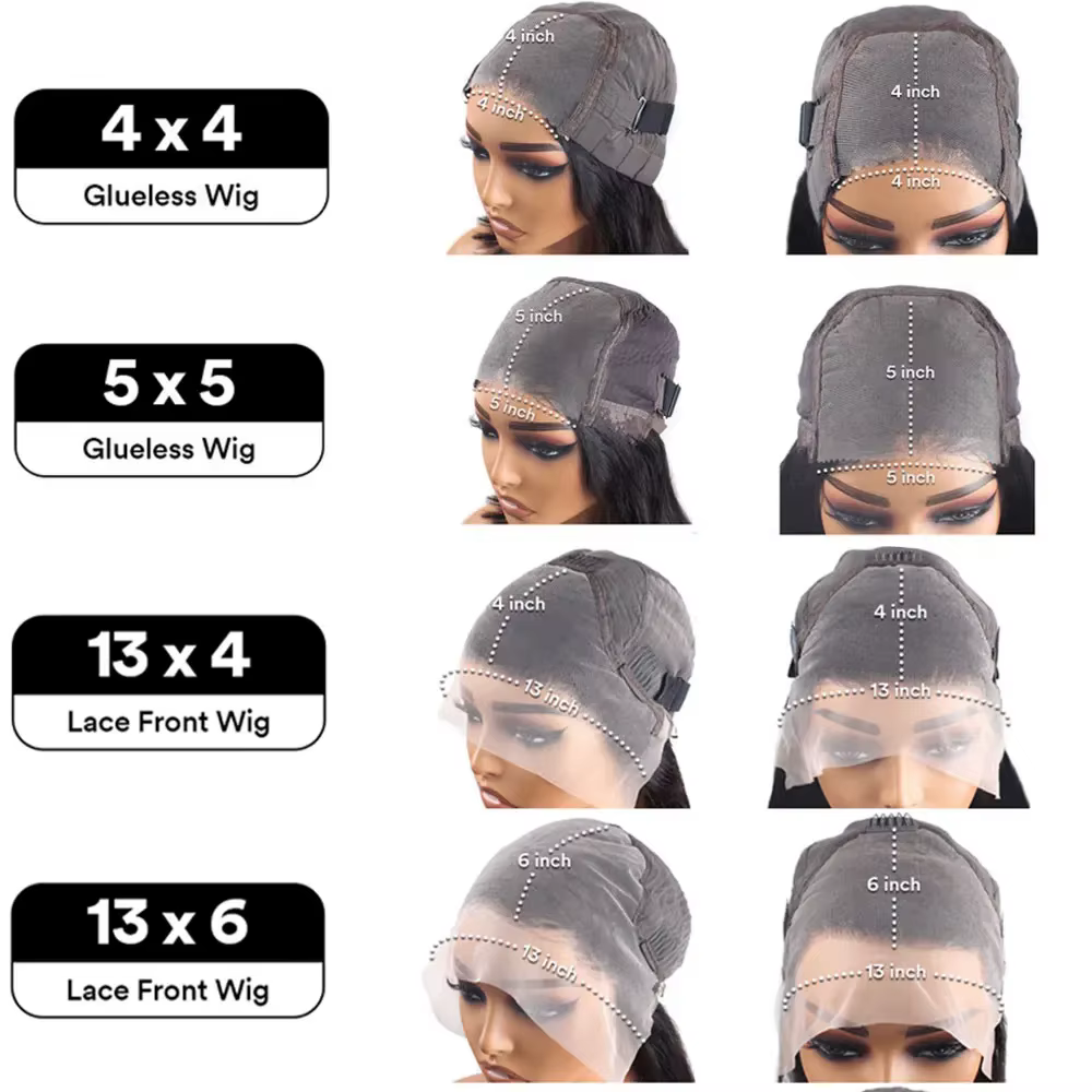 Perruque brésilienne bouclée sans colle pour femme