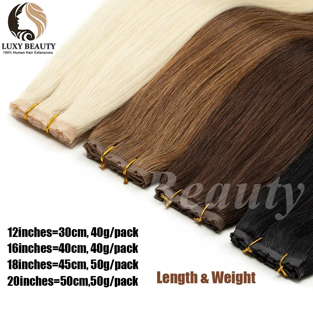 Extensions de cheveux humains Balayage Blond