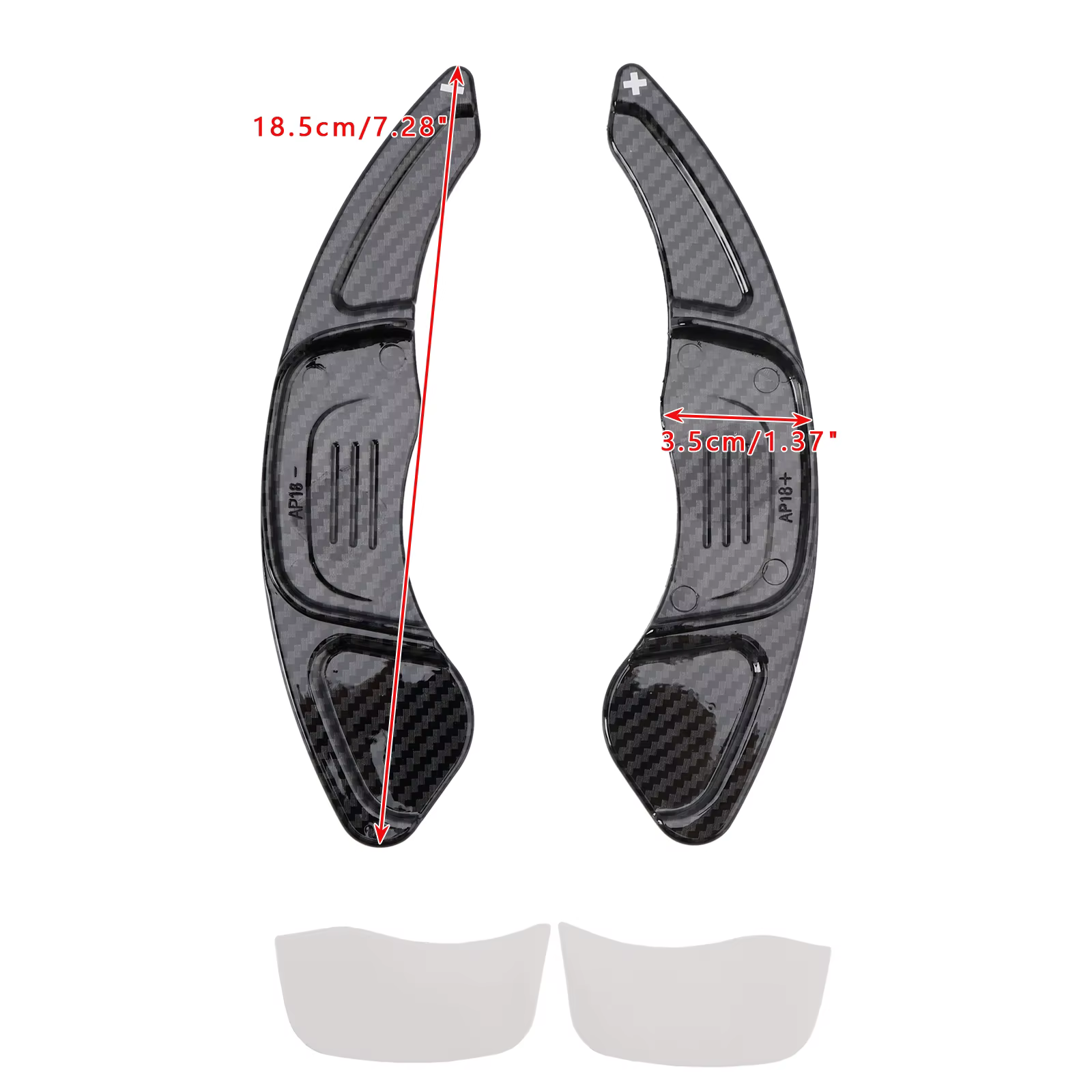Artudatech – housses d'extension de levier de vitesse pour volant, aspect carbone, adaptées aux accessoires de voiture de Golf VW MK7