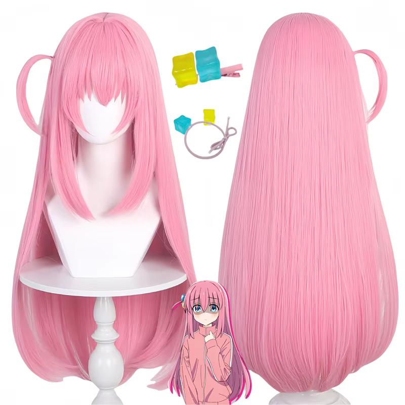 Perruque de Cosplay Anime Bocchi The Rock Hitori Gotoh