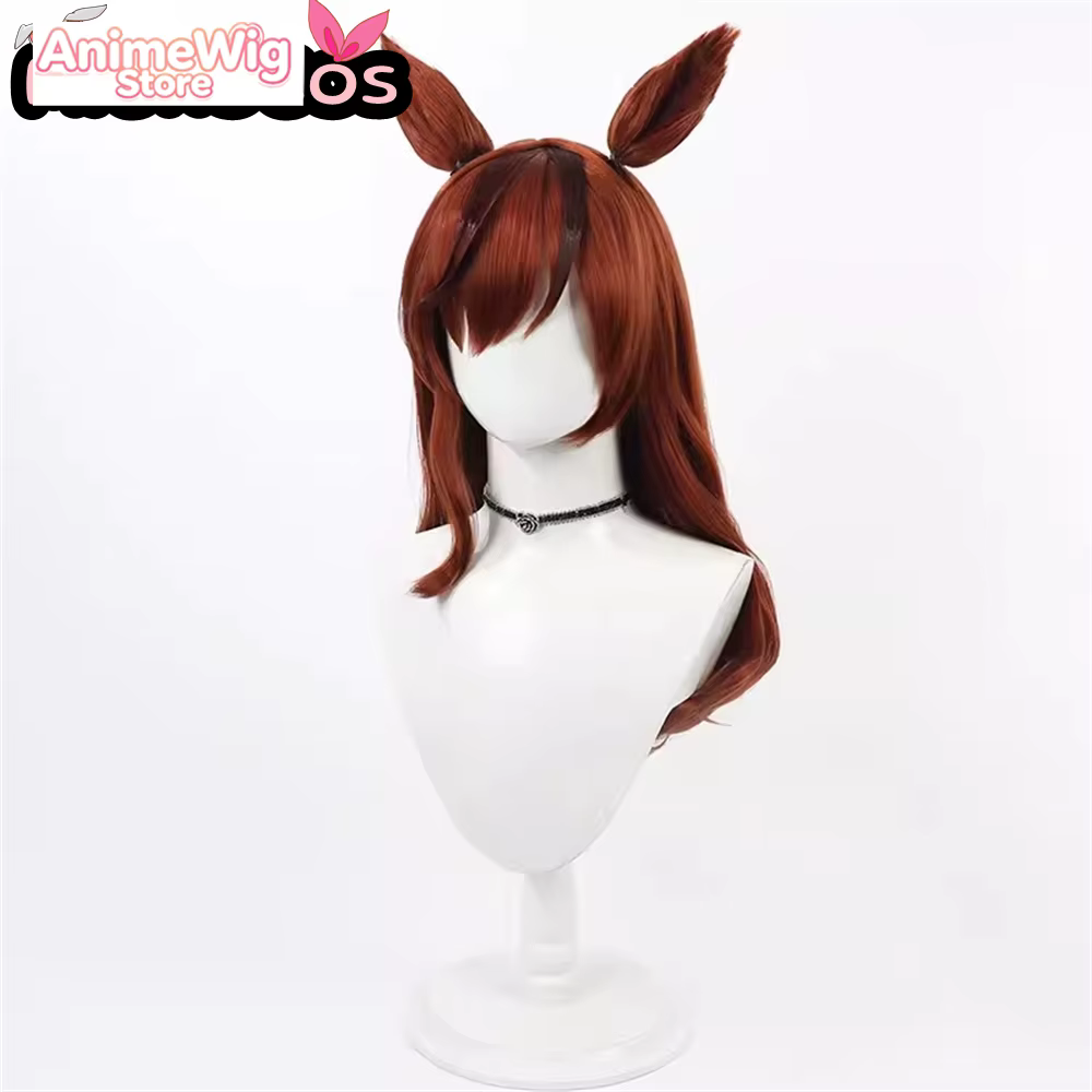 Perruque de cosplay Nice Nature avec oreilles et queue MiukoCosplay du jeu Umamusume: Pretty Derby