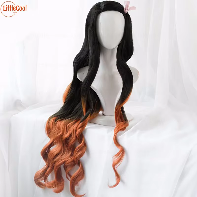 Kamado Nezuko Cosplay Perruque Synthétique
