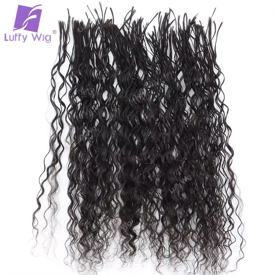 Tressage pré-divisé cheveux bouclés