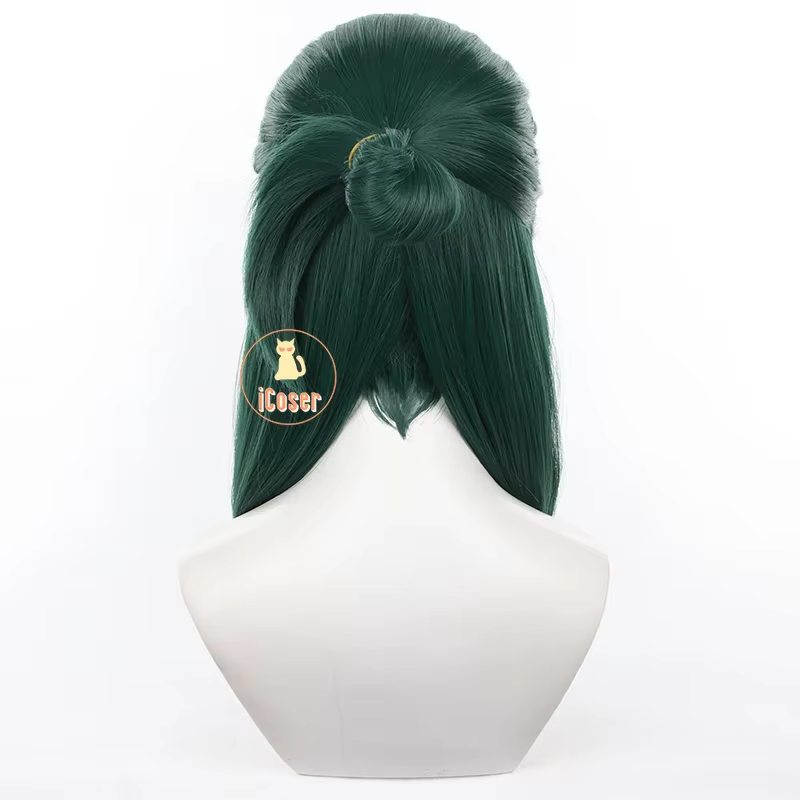 Maomao Cosplay perruque Anime l'apothicaire journaux vert foncé cheveux longs bleu arc chapeaux Kusuriya pas de Hitorigoto Halloween femmes