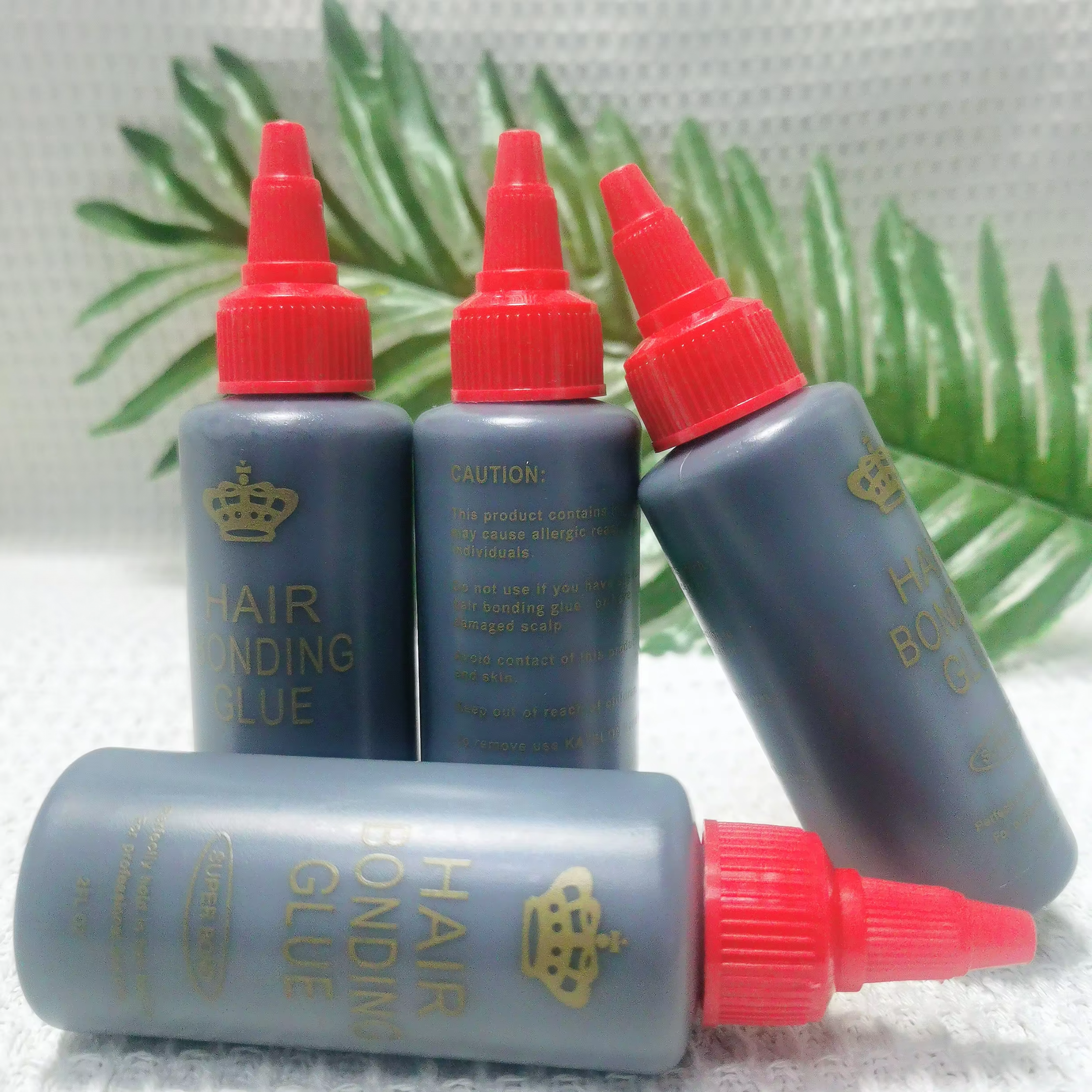 Colle pour tissage de cheveux noire 1 oz/2 oz/4 oz 30 ml/60 ml/118 ml