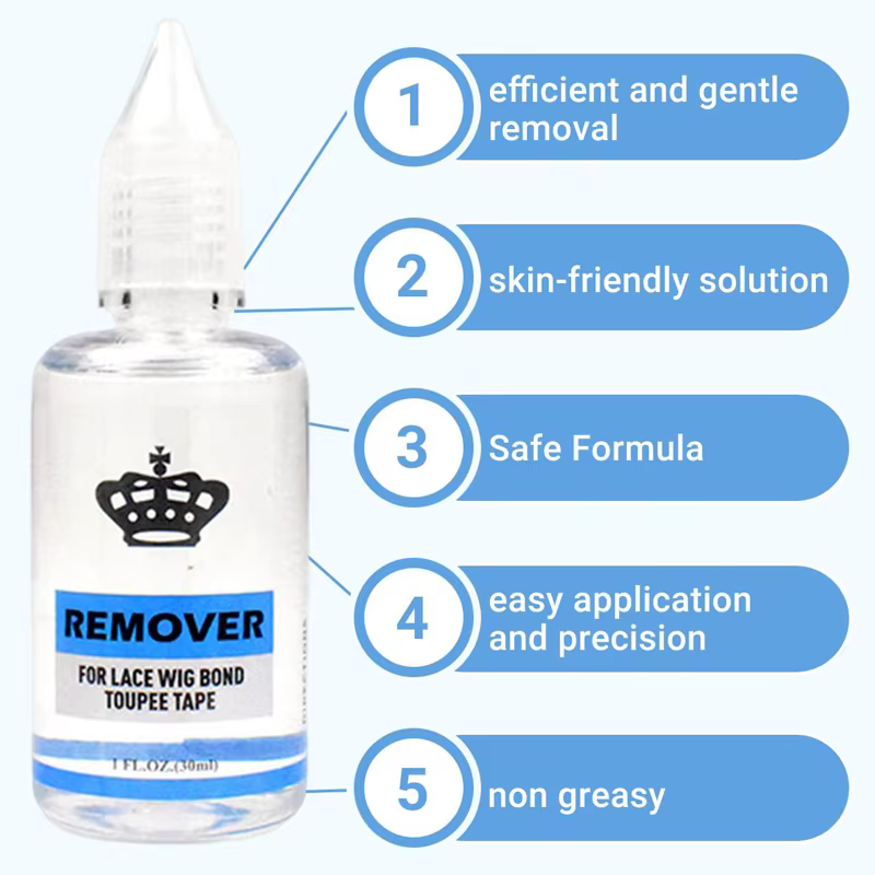 Dissolvant de colle liquide pour Extensions de cheveux
