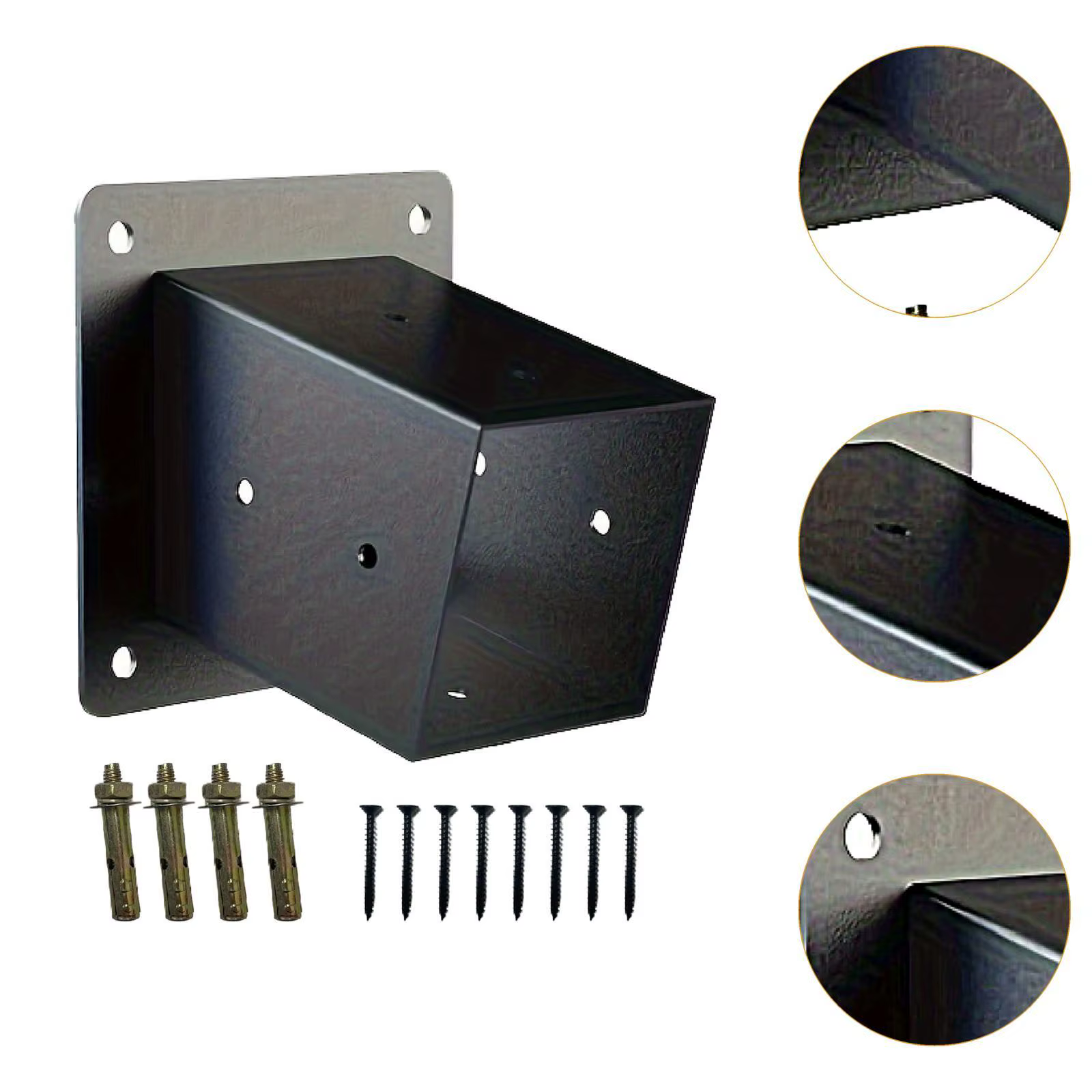 Support de tonnelle de toit incliné à 15 degrés, menuiserie, support de gazébo en bois pour parc, Patio, zones de divertissement, cabine en rondins, cour