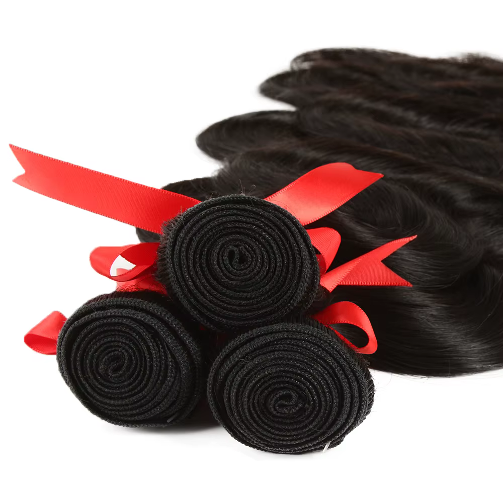Mèches brésiliennes naturelles Body Wave élégantes de 28 pouces
