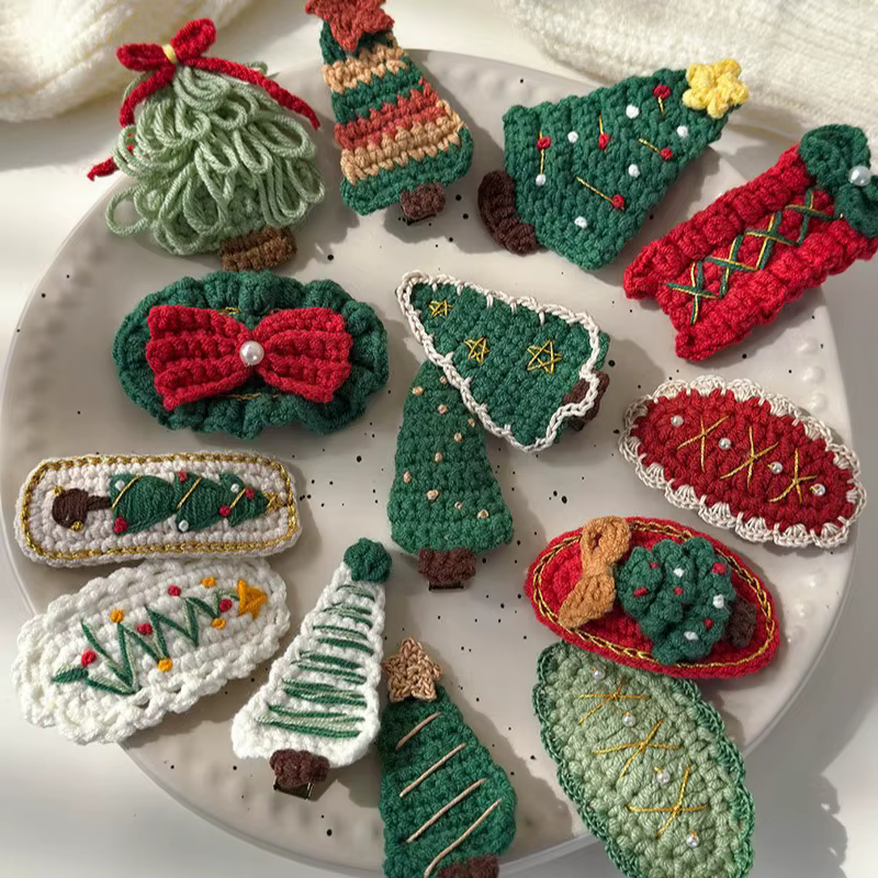 Pinces à cheveux série noël