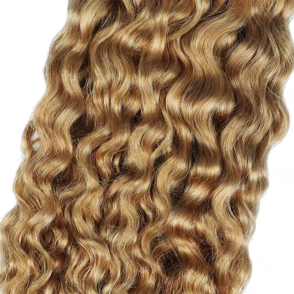 Phashion birman bouclés 1/3 paquets # Extensions de tissage de cheveux vierges crus ondulés