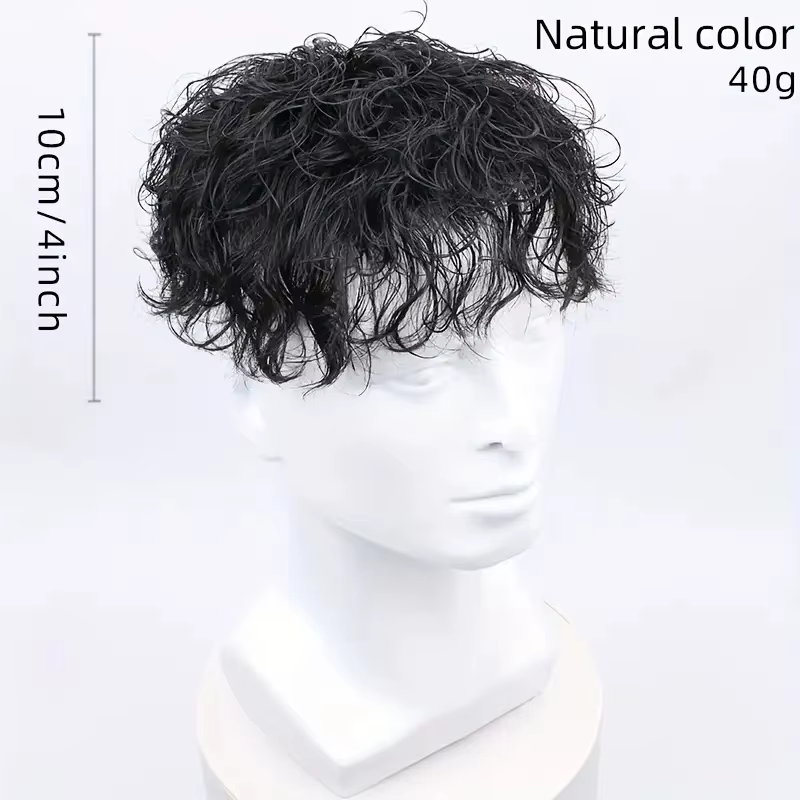 Perruque de cheveux humains réaliste pour hommes
