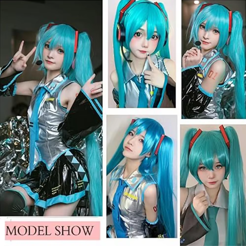Perruque de cosplay Anime Hatsune Miku