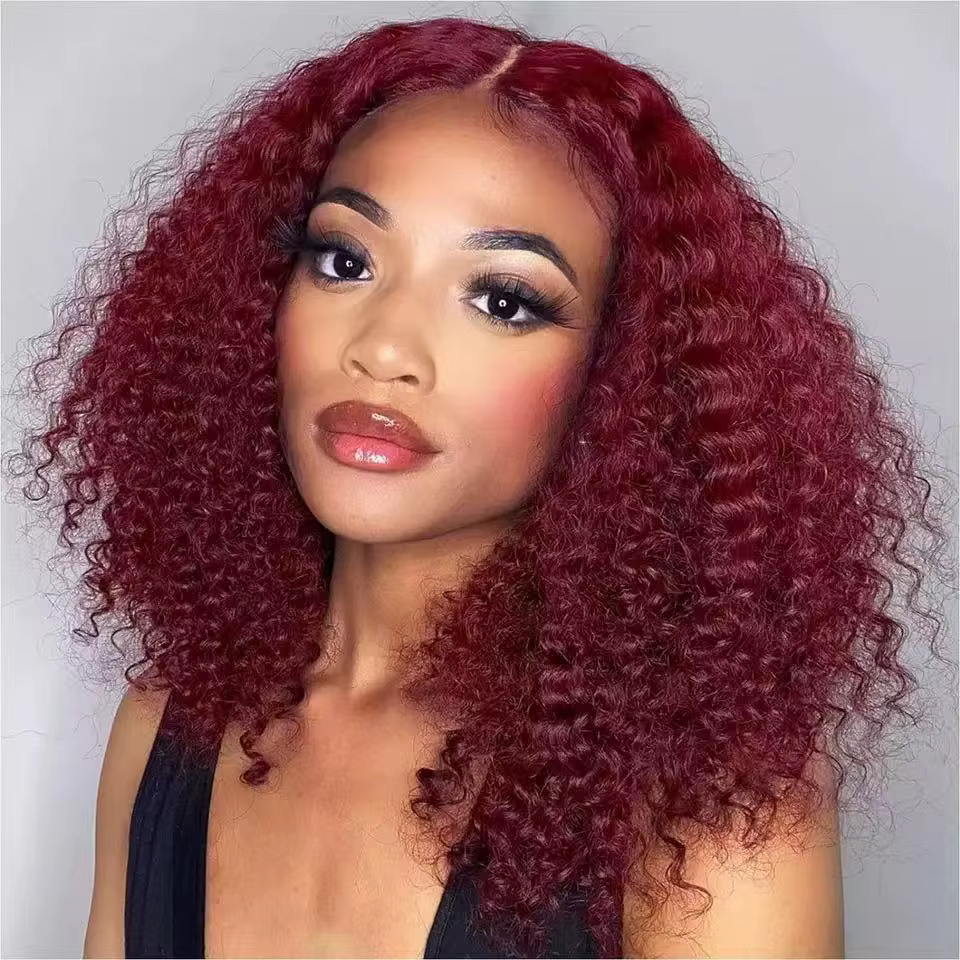 Perruque Bob Lace Frontal Wig synthétique courte