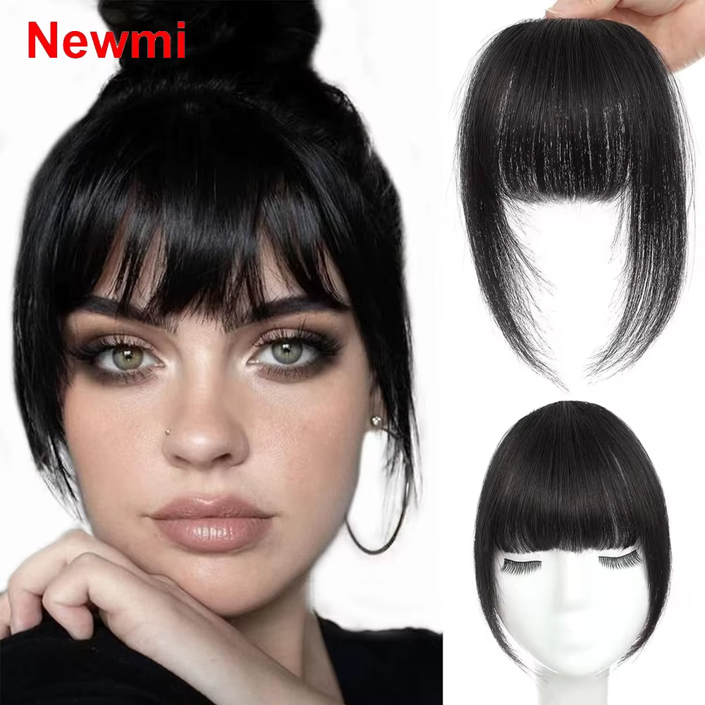 Frange à clipser 100% cheveux humains