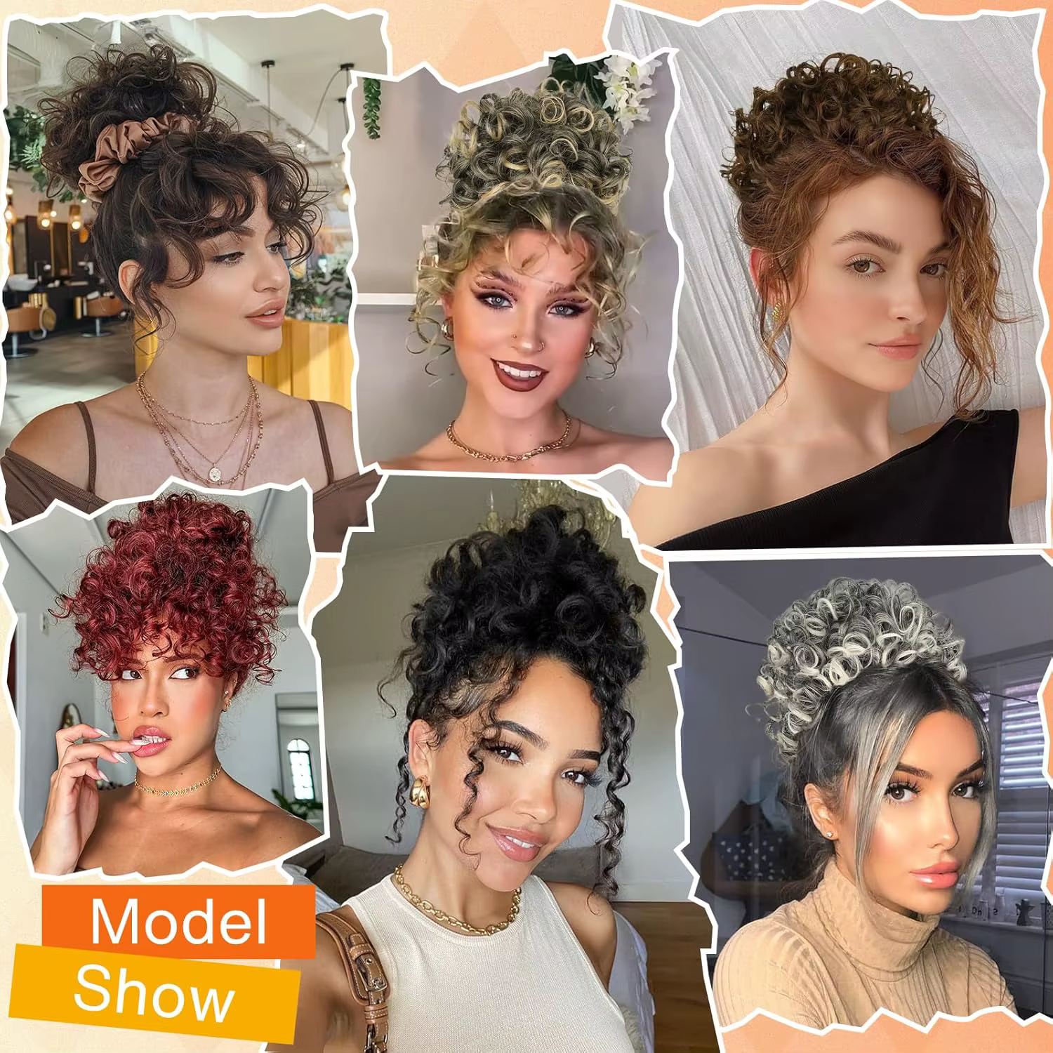 Chignon désordonné pour femme