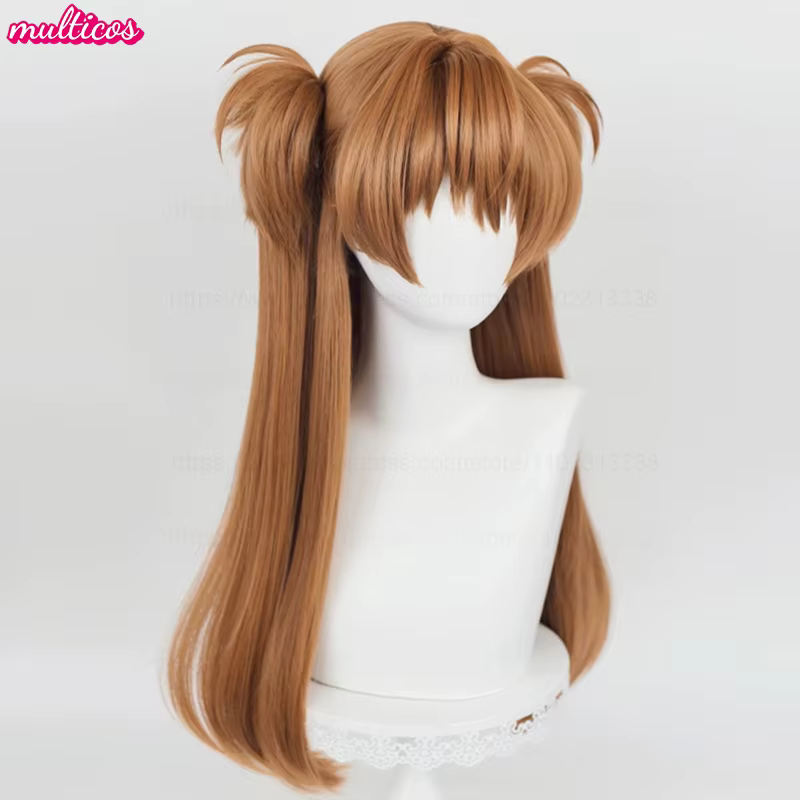 Perruque de Cosplay Anime EVA Asuka Langley Soryu de haute qualité