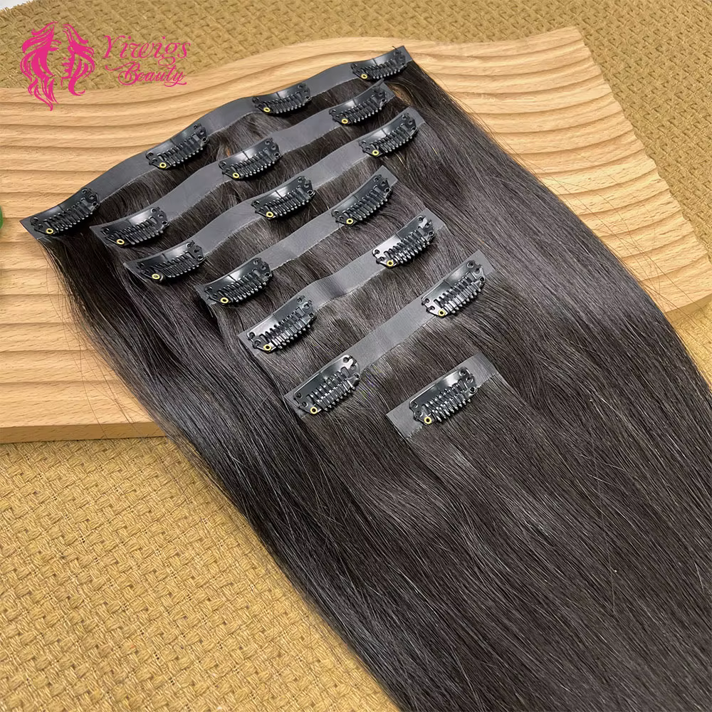 Extensions de cheveux invisibles sans couture 15A en PU