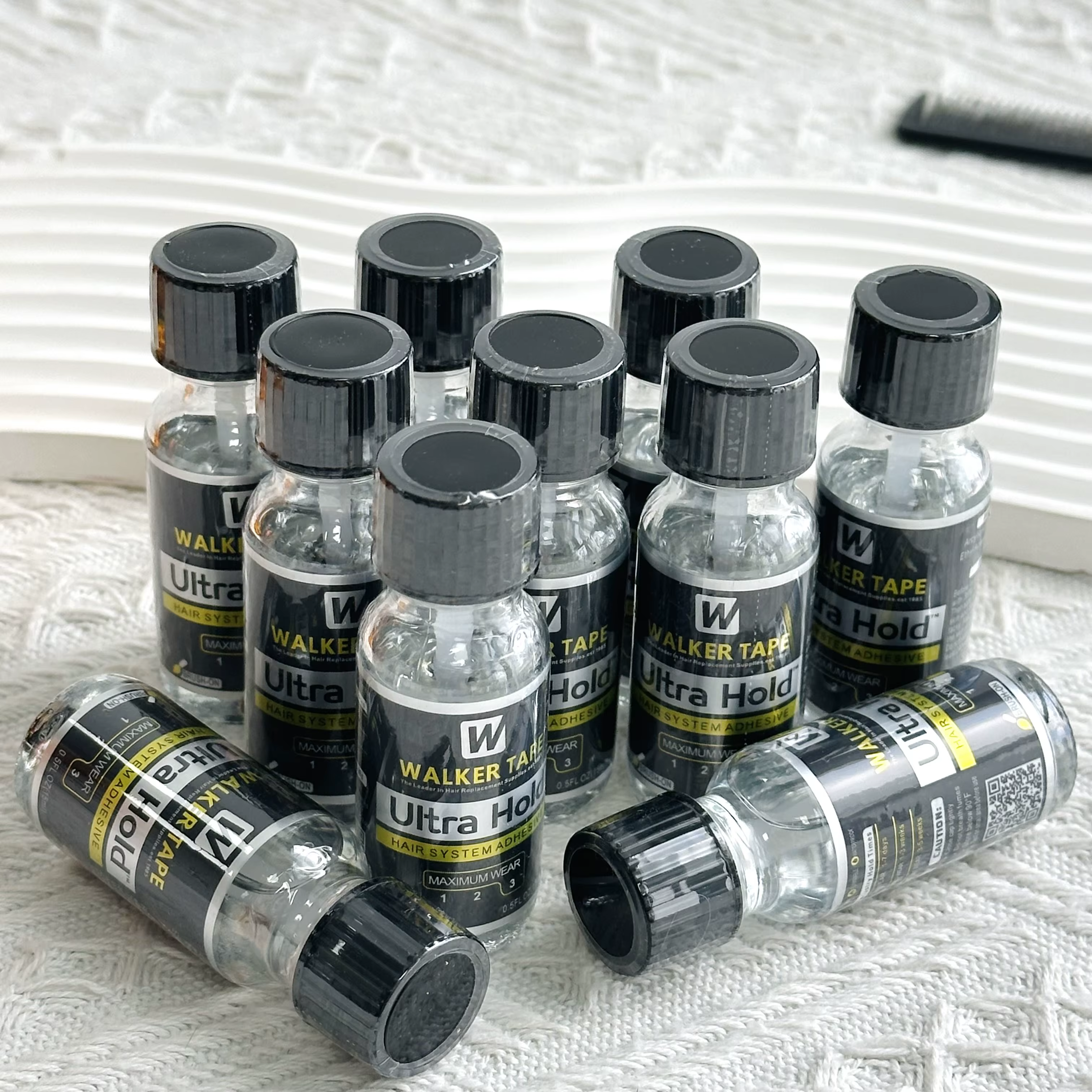 10/15/20pcs15ml colle ultra tenue pour perruques de dentelle