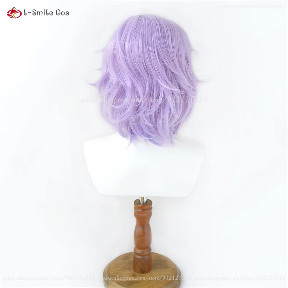 Epel Felmier Cosplay perruque violet dégradé Cruly perruques pour femmes
