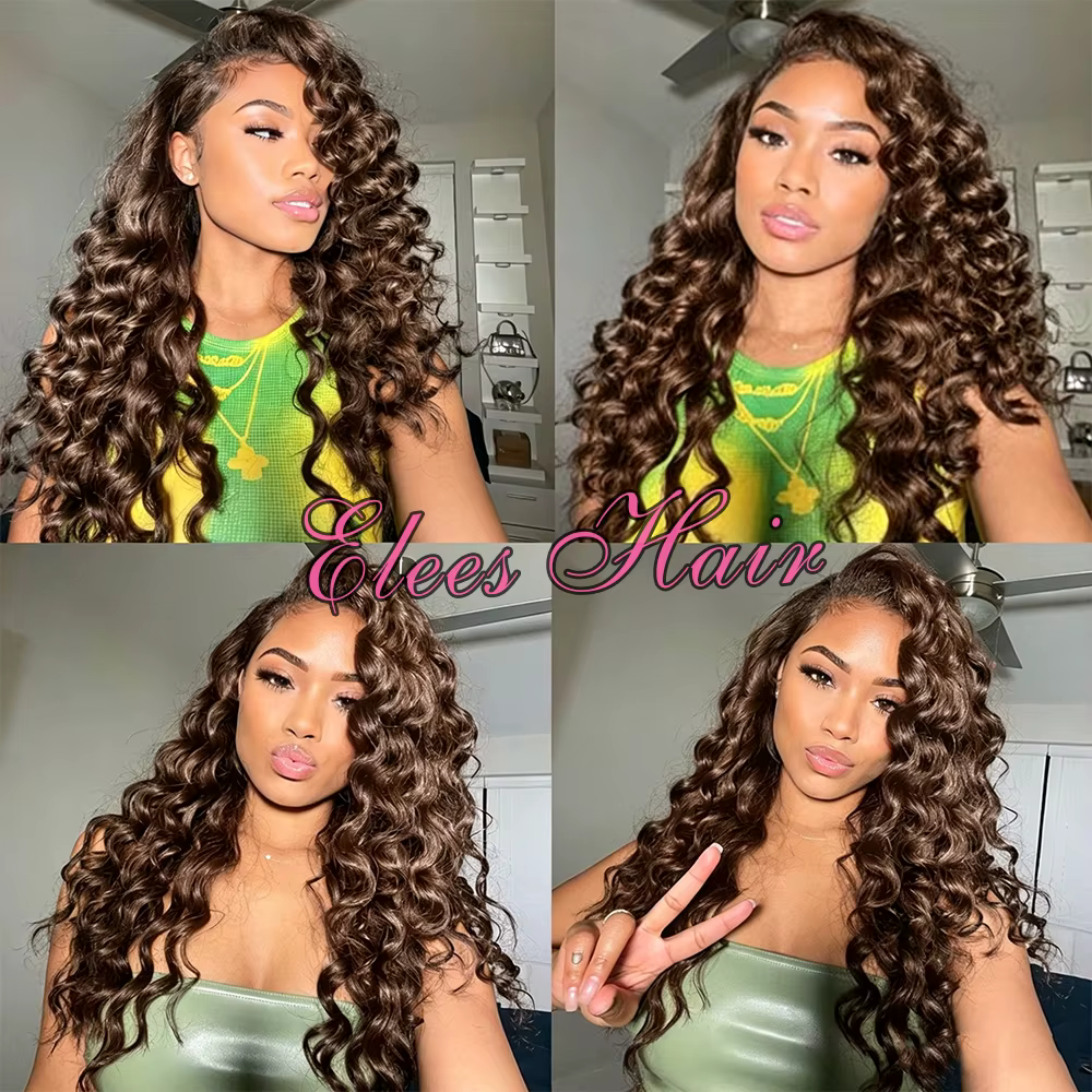 Extensions de cheveux humains ondulés 12A