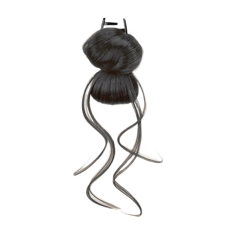 Chignon synthétique bouclé à clipser