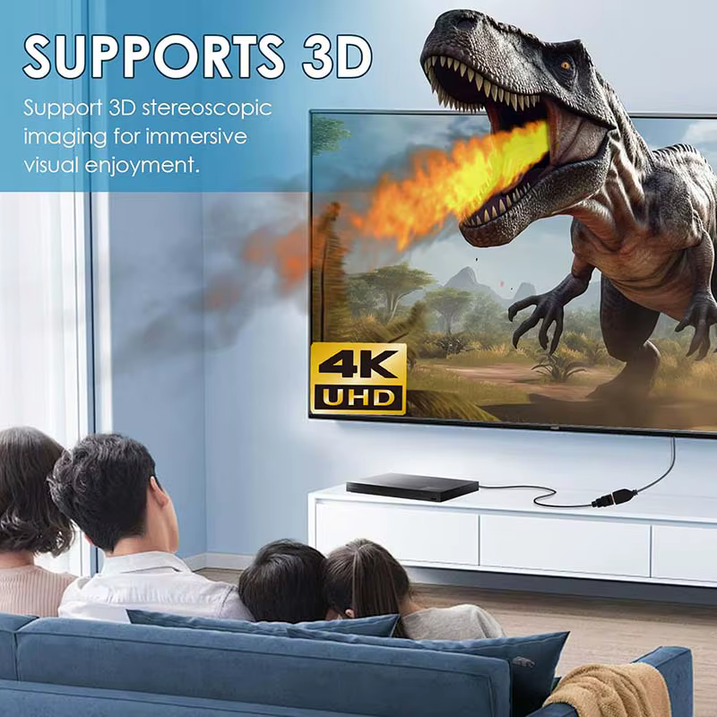 Câble d'extension HDMI 4K HDMI 2.0 mâle à femelle, rallonge HDR 4K 60Hz HDMI mâle à femelle, câble d'extension Kabel HDMI M/F