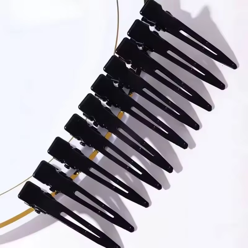 Pinces à cheveux en bec de canard noir