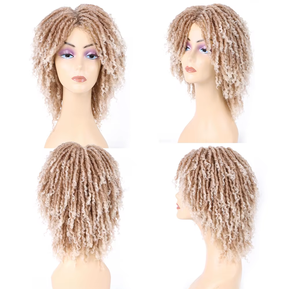 Perruque Dreadlock courte pour femmes noires