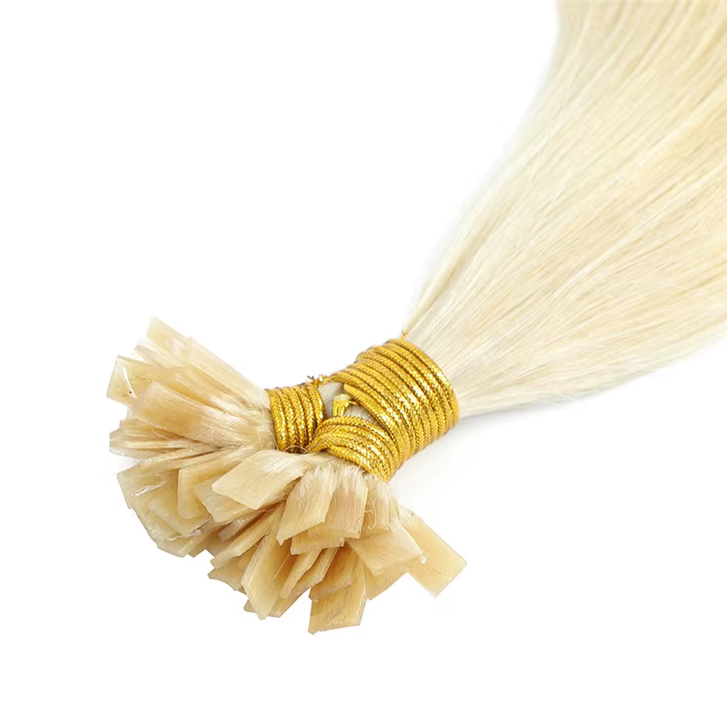 KTKerBrian-Extensions de Cheveux Naturels Remy à Pointe Plate