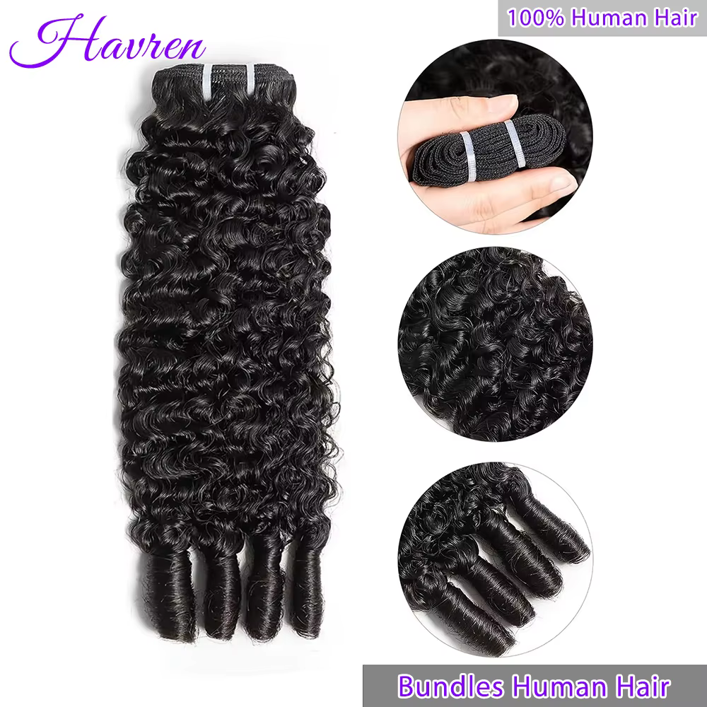 Extensions de cheveux humains à double trame