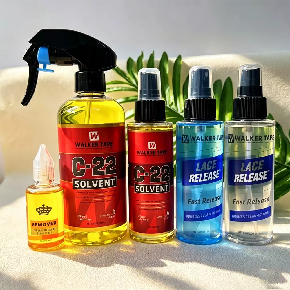 Dégraissant pour perruques en dentelle, dissolvant de colle pour toupets, dégraissant pour extensions de cheveux, dégraissant pour bandes adhésives Walker Tape C-22 en spray