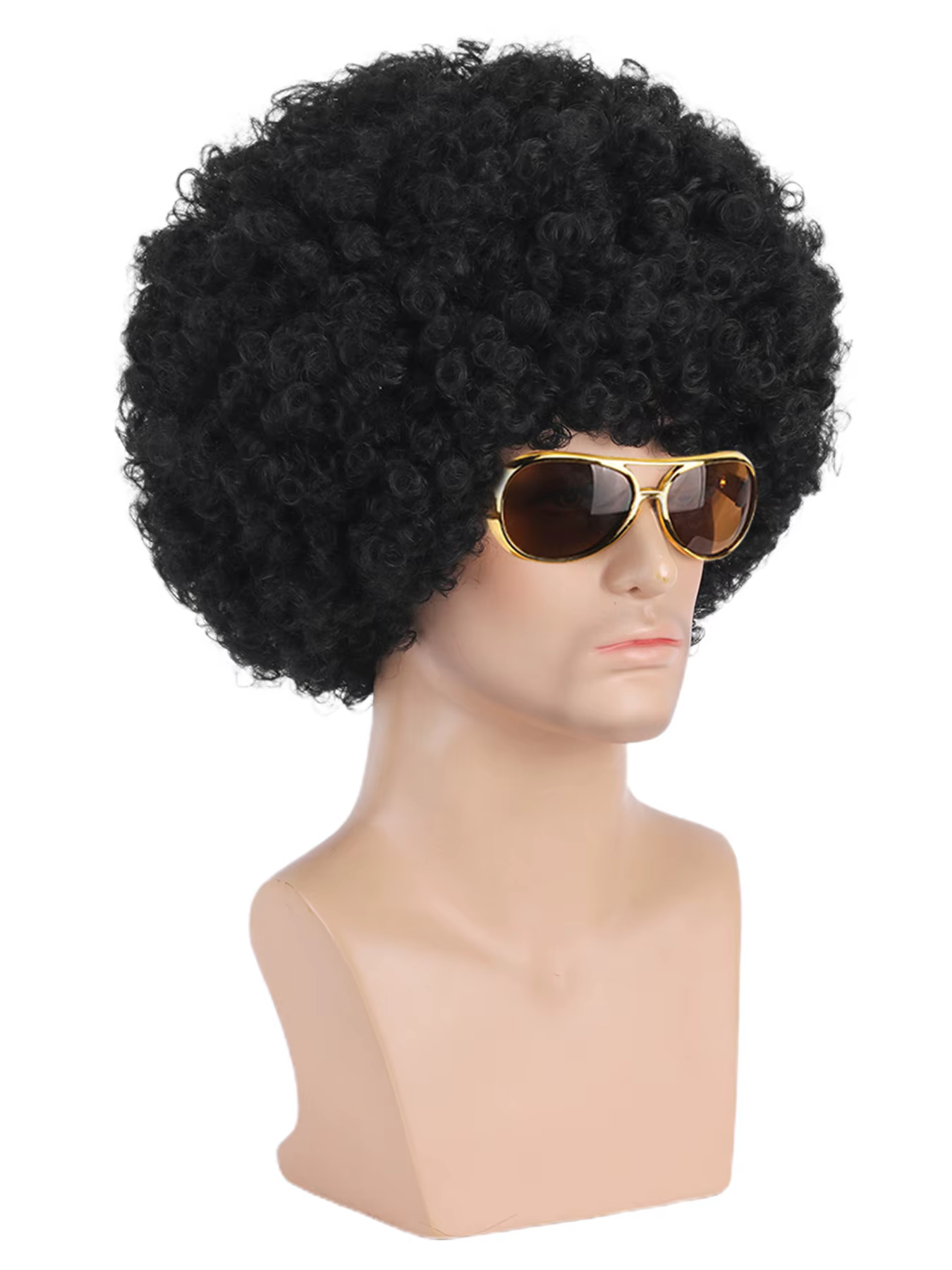 Perruque synthétique africaine pour hommes