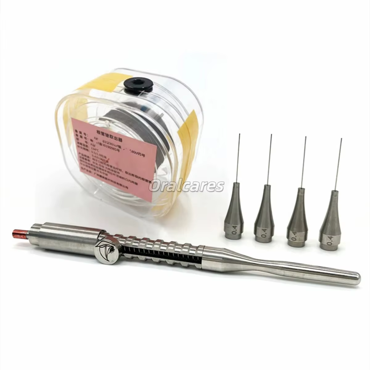 Kit d'extraction de fiches endodontiques cassées – Extracteur de canaux radiculaires, support et outil de restauration endodontique pour laboratoire dentaire